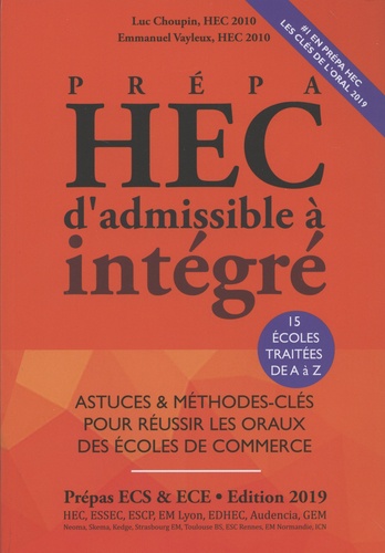 Luc Choupin et Emmanuel Vayleux - Prépa HEC, d'admissible à intégré.
