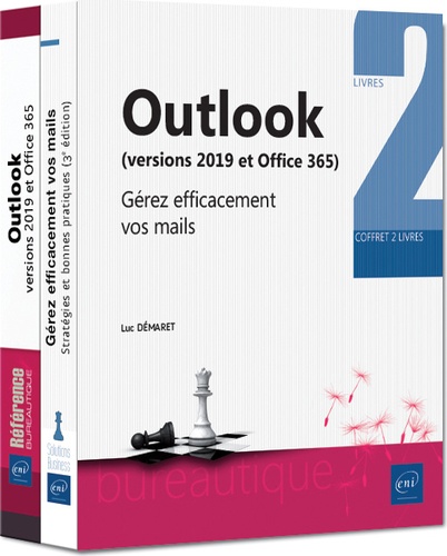 Luc Démaret - Outlook (versions 2019 et Office 365) - Coffret en 2 volumes : Gérez efficacement vos mails.