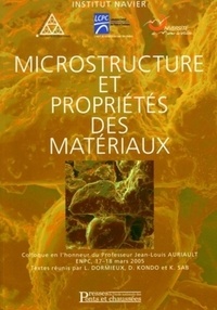 Luc Dormieux et Djimedo Kondo - Microstructure et propriétés des matériaux - Colloque en l'honneur du Professeur Jean-Louis Auriault, ENPC, 17-18 mars 2005.