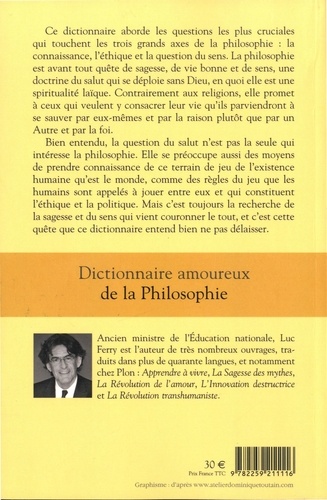Dictionnaire amoureux de la philosophie
