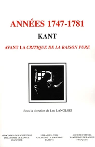Kant années 1747-1781