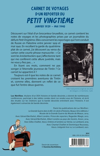 Carnet de voyages d'un reporter du Petit Vingtième. Janvier 1929 - Mai 1940