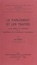 Luc Saïdj et Georges Burdeau - Le Parlement et les traités - La loi relative à la ratification ou à l'approbation des engagements internationaux.