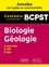 Biologie Géologie BCPST. Annales corrigées et commentées. Concours 2021-2022-2023