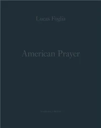 Lucas Foglia American Prayer /anglais