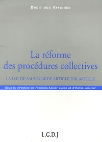 La réforme des procédures collectives
