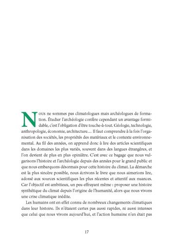 La grande histoire du climat. Comment les humains s'adaptent aux changements climatiques depuis 3 millions d'années