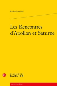 Les rencontres d'Apollon et Saturne