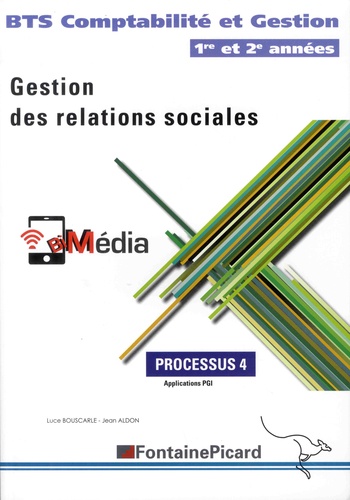 Luce Bouscarle et Jean Aldon - Gestion des relations sociales BTS Comptabilité et Gestion 1re et 2e années - Processus 4, Application PGI.