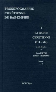 Luce Pietri et Marc Heijmans - Prosopographie chrétienne du Bas-Empire - Tome 4, Prosopographie de la Gaule chrétienne (314-614) 2 volumes.