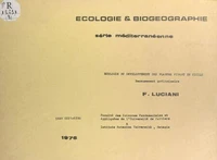 Écologie du développement des plantes vivant en Sicile