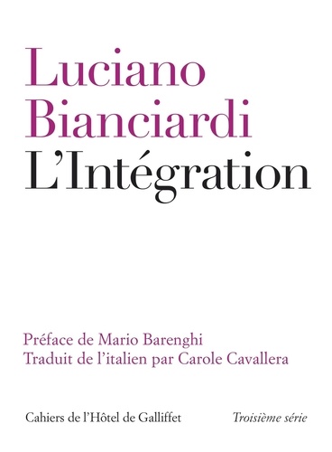 Luciano Biancardi - L'intégration.