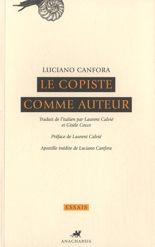 Le Copiste comme auteur