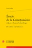 Lucie Carlier - Etude de la correspondance de Jean et Suzanne Schlumberger - De la lettre à la littérature.