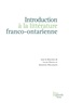 Lucie Hotte - Introduction à la littérature franco-ontarienne.