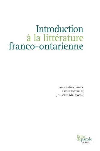 Introduction à la littérature franco-ontarienne