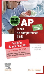 Lucie Latte et Jacqueline Gassier - Mémo-fiches AP - Blocs de compétence 1 à 5.