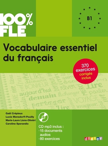 Vocabulaire essentiel du français B1  avec 1 CD audio