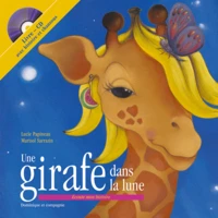 Une girafe dans la lune