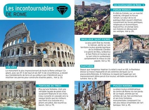 Un grand week-end à Rome  Edition 2020 -  avec 1 Plan détachable