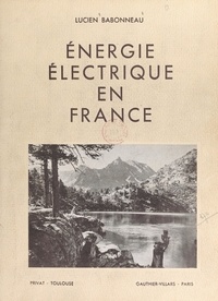 Lucien Babonneau et  Collectif - Énergie électrique en France.