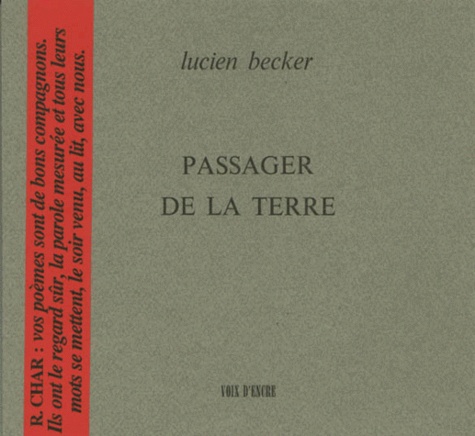 Lucien Becker - Passager De La Terre.