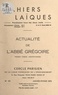 Lucien Boes et Paul Painlevé - Actualité de l'Abbé Grégoire - Premier évêque constitutionnel.