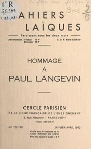 Hommage à Paul Langevin