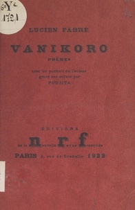 Lucien Fabre et H. Barthelemy - Vanikoro.