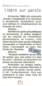 Libéré sur parole