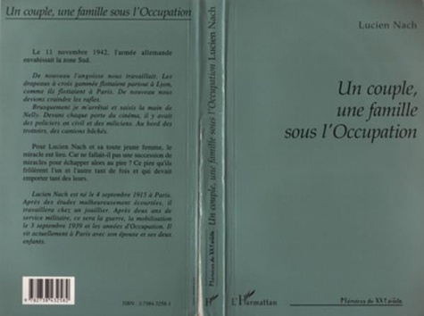 Lucien Nach - Un couple, une famille sous l'Occupation.
