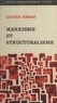 Lucien Sebag et Jean-Paul Boons - Marxisme et structuralisme.