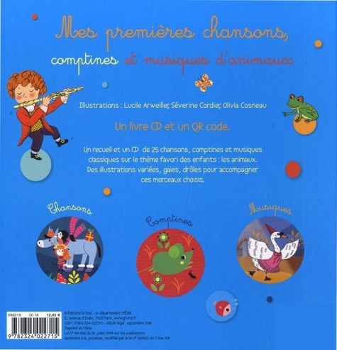Mes joyeuses comptines & chansons : Séverine Cordier - 2324033860 - Livres  pour enfants dès 3 ans