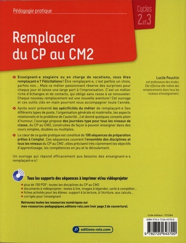 Remplacer du CP au CM2. Cycles 2 et 3. Ressources numériques