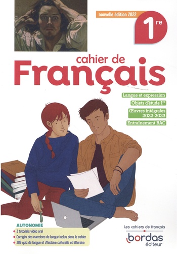 Cahier de Français 1re  Edition 2022