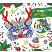 Mes masques en strass Joyeux Noël !