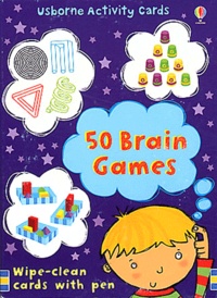 Lucy Beckett-Bowman et Non Figg - 50 Brain Games - Usbornes Activity Cards.