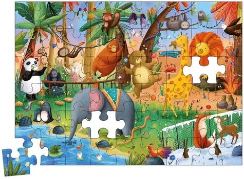 Mon puzzle du zoo magique. 54 pièces