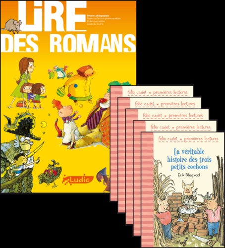 Philippe Perrot - La véritable histoire des trois petits cochons - Le fichier pédagogique + 5 romans.