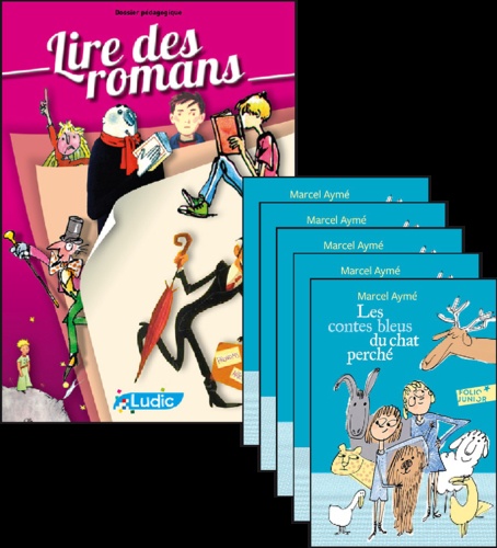 Philippe Perrot - Les contes bleus du chat perché - Le fichier pédagogique + 5 romans.