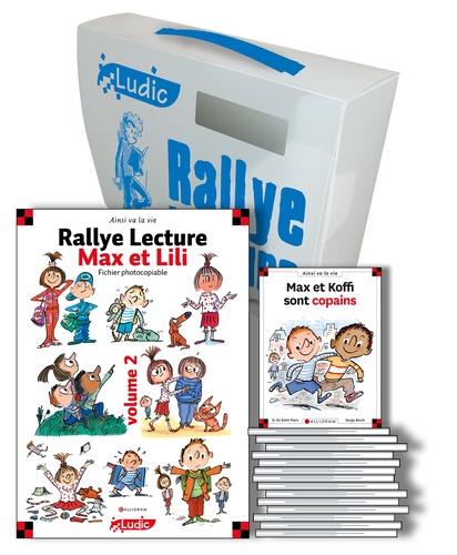 Philippe Pinturault - Max et Lili, le rallye lecture volume 2 - Une mallette, un fichier pédagogique photocopiable et 15 titres BD de la collection Max et Lili.