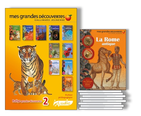 Philippe Perrot - Mes grandes découvertes Gallimard Jeunesse Volume 2, le rallye lecture - Un fichier pédagogique photocopiable et 9 titres de la collection.