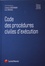 Code des procédures civiles d'exécution  Edition 2019