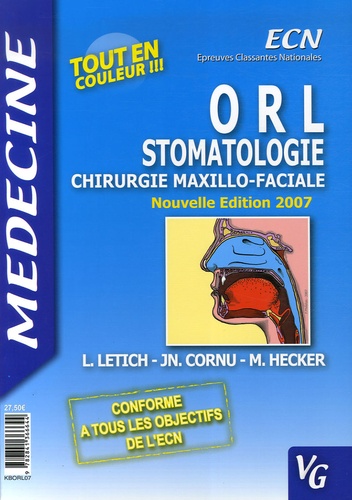 Ludovic Letich et J-N Cornu - ORL Stomatologie.