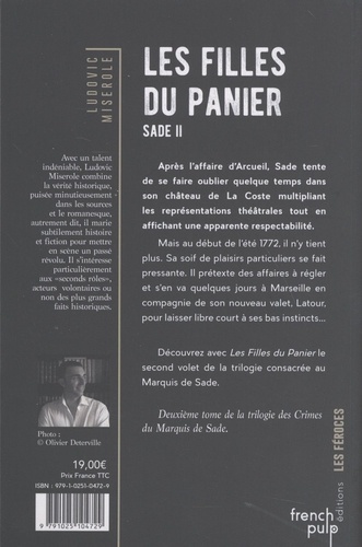 Les crimes du marquis de Sade Tome 2 Les filles du Panier