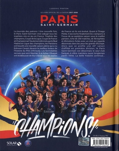 Paris Saint-Germain. Le livre officiel de la saison 2017-2018