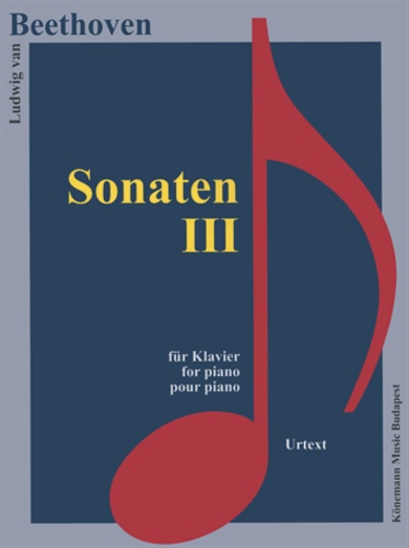 Ludwig Van Beethoven - Beethoven - sonates III - pour piano - Partition.