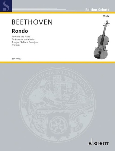 Ludwig van Beethoven - Edition Schott  : Rondo - viola and piano..