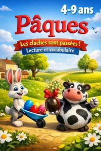Pâques Les cloches sont passées - Lecture et vocabulaire 4-9ans