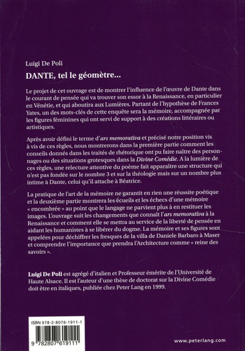 Luigi De Poli - Dante, tel le géomètre.. - Les arts de la mémoire, l'architecture et l'enjeu de la connaissance dans la culture européenne.
